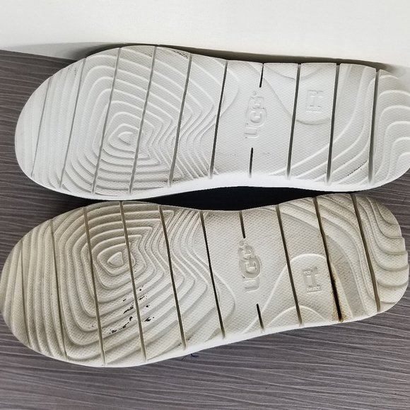 UGG Kids Boy's Anchor Slip on Boat Shoes, Navy Canvas, Little Kid Size 3 US / 33 - Picture 11 of 12